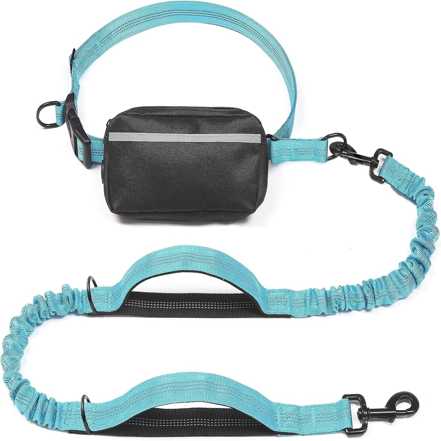Walk Free™ Hands-Free Dog Leash with Zipper Pouch