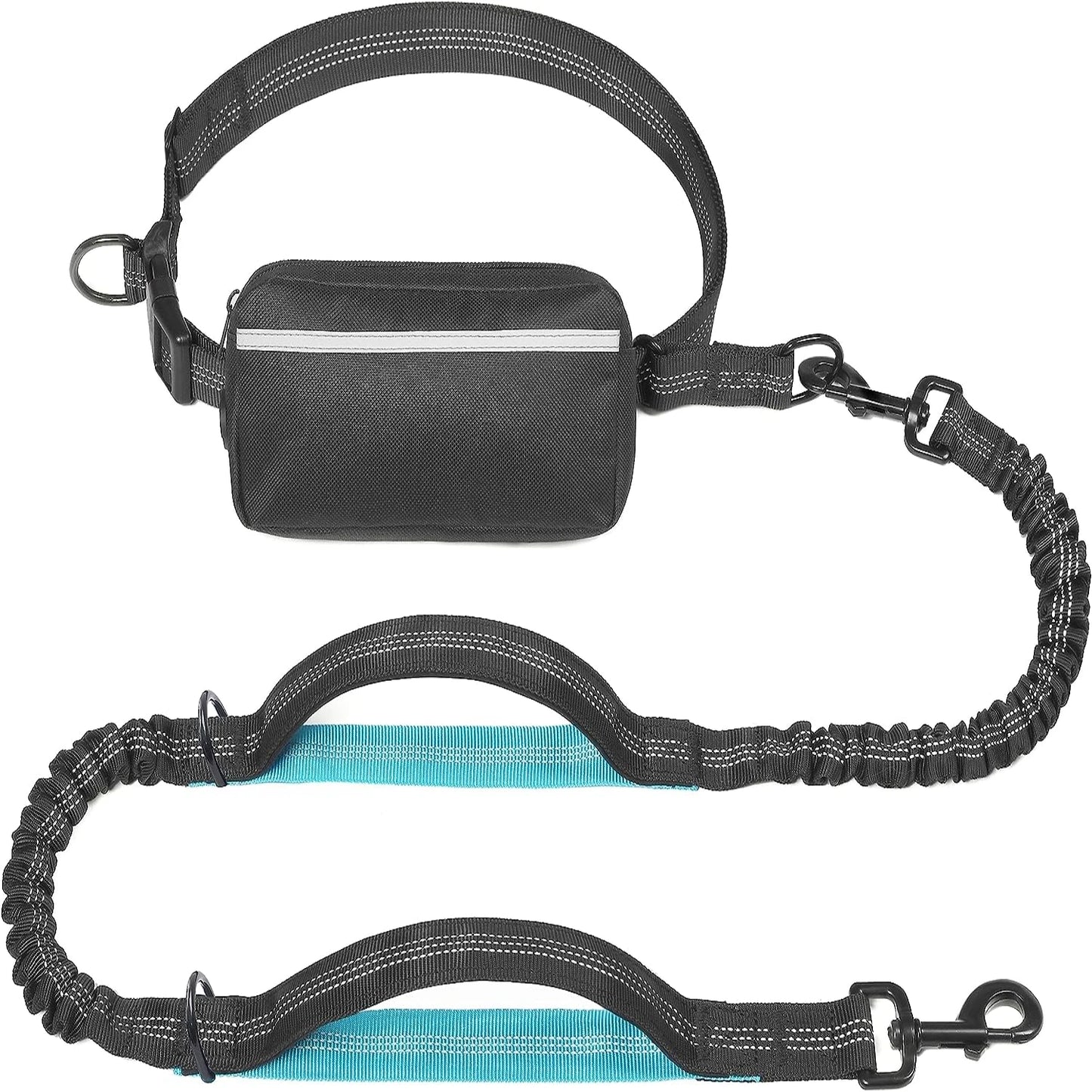 Walk Free™ Hands-Free Dog Leash with Zipper Pouch