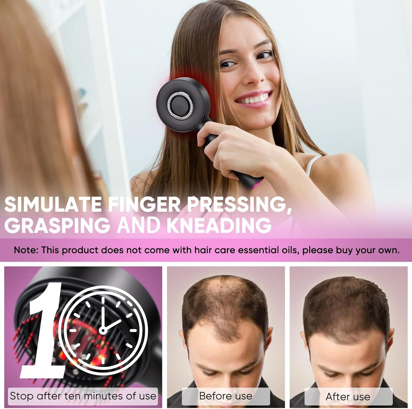 ScalpStream™ OilFlow Massager