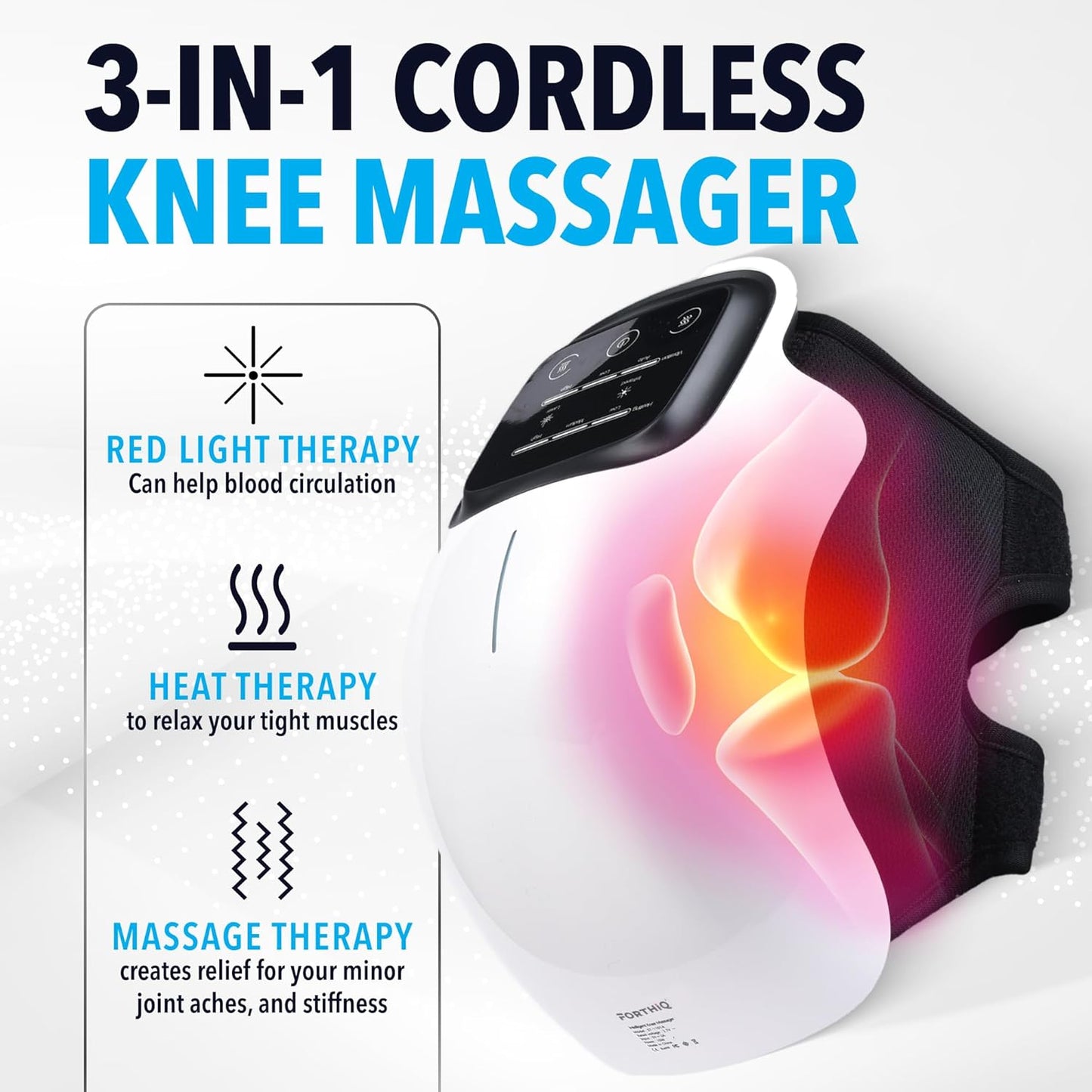 ReliefFlex™ 3-in-1 Knee Therapy Massager