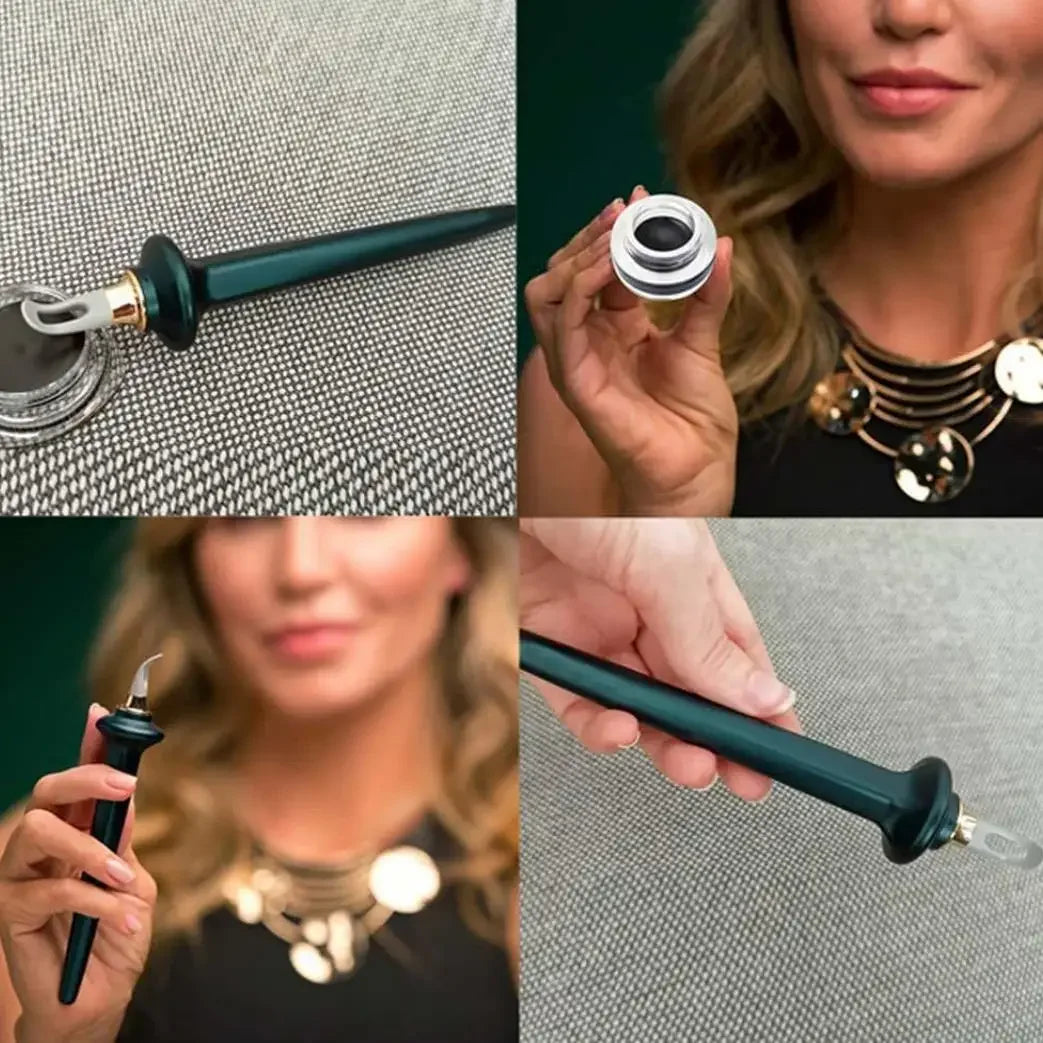 LineLuxe™ Precision Eyeliner Wand & Ink Set