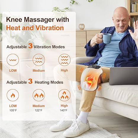 ReliefFlex™ 3-in-1 Knee Therapy Massager