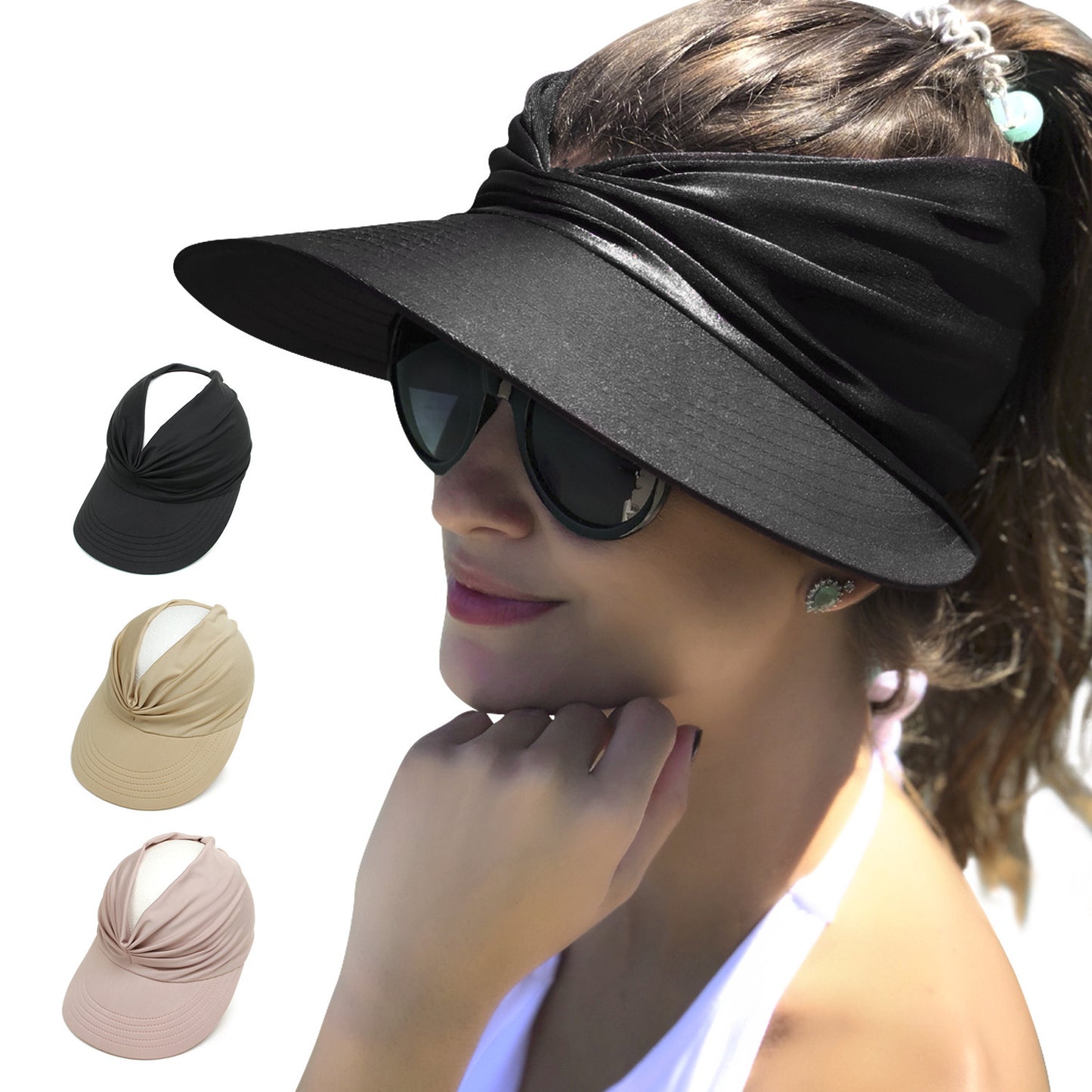 BeachFlow Cap™  Beach Cap for Women